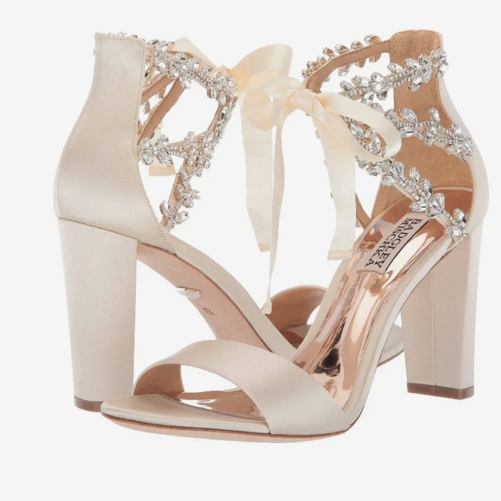 COPY - Badgley Mischka everafter satin sandal